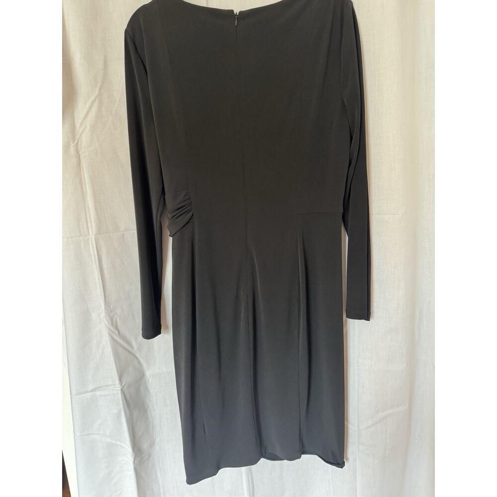 Black Tahari Cocktail Dress Size 14 - Picture 5 of 7